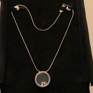 MOVADO Ono Sterling Silver Necklace with Locket